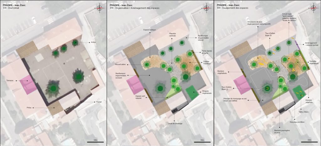 Désimperméabilisation et renaturation de cours d’écoles