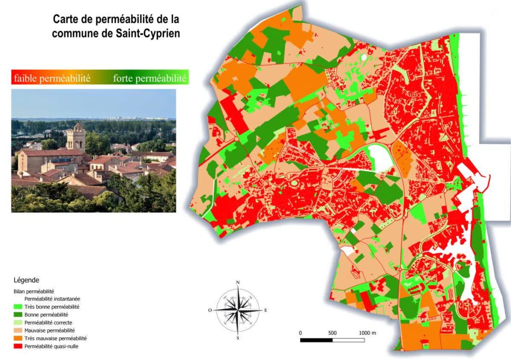 Étude potentiel de perméabilité des sols / Saint Cyprien (66)